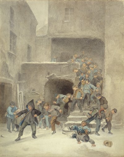 Out of School by Pierre Edouard Frere